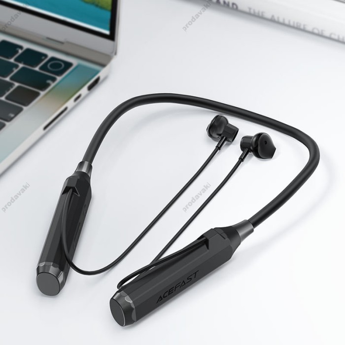 Бездротові Bluetooth навушники ACEFAST N6 neck hanging wireless earphones BT 5.4 Black